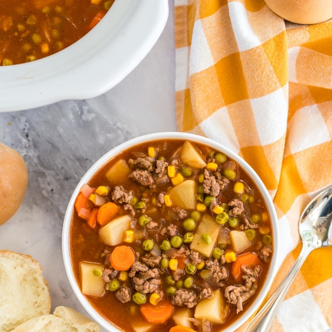 Crock Pot Vegetable Beef Soup