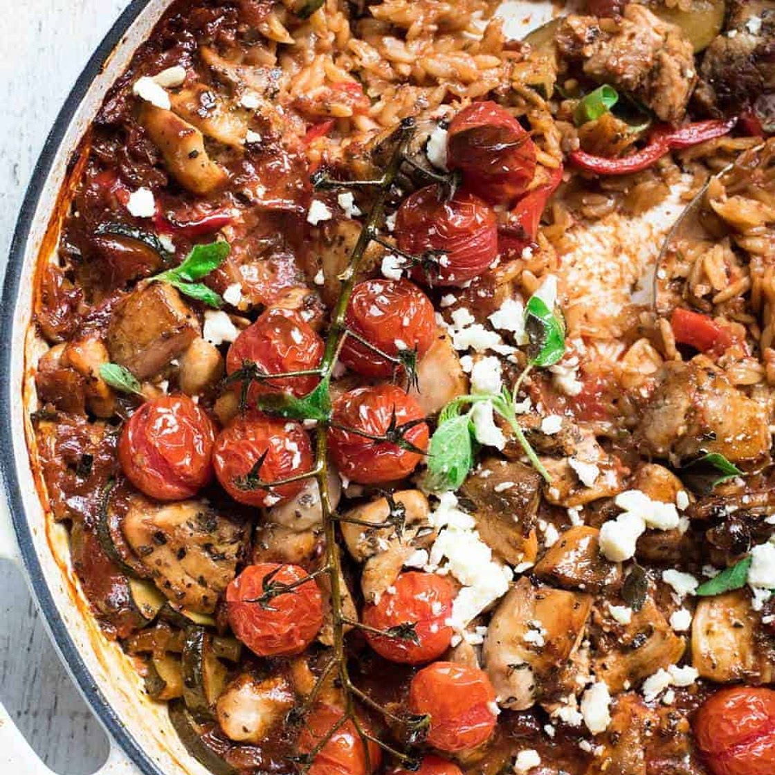 One Pot Chicken Risoni