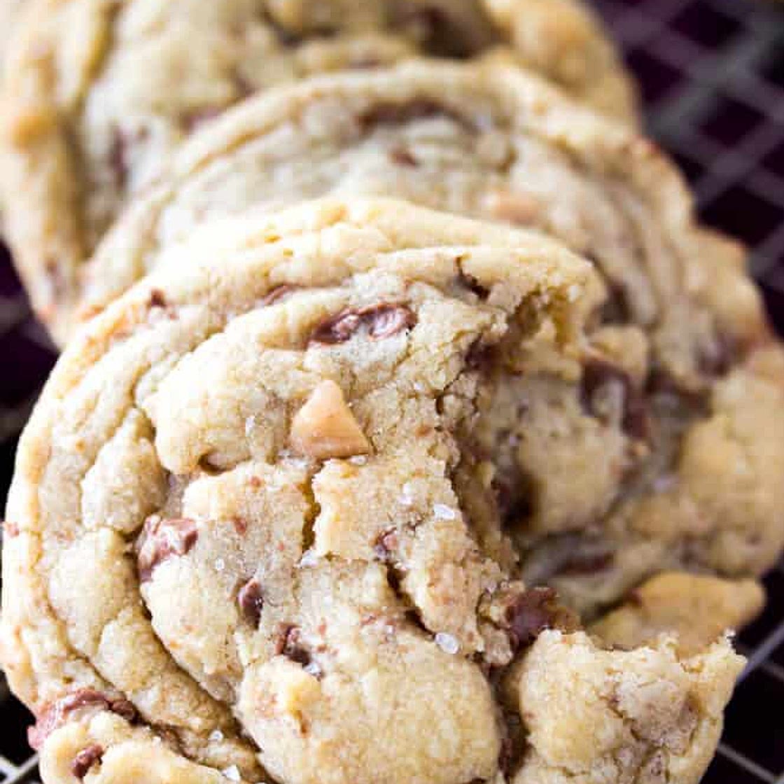 Brown Butter Toffee Cookies