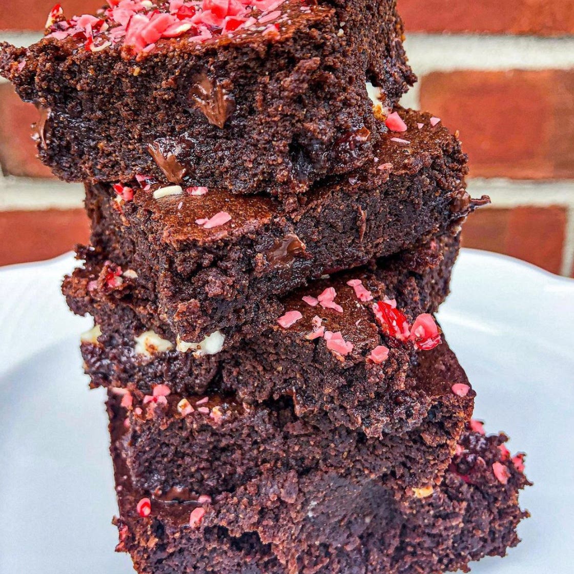 Peppermint Fudge Brownies