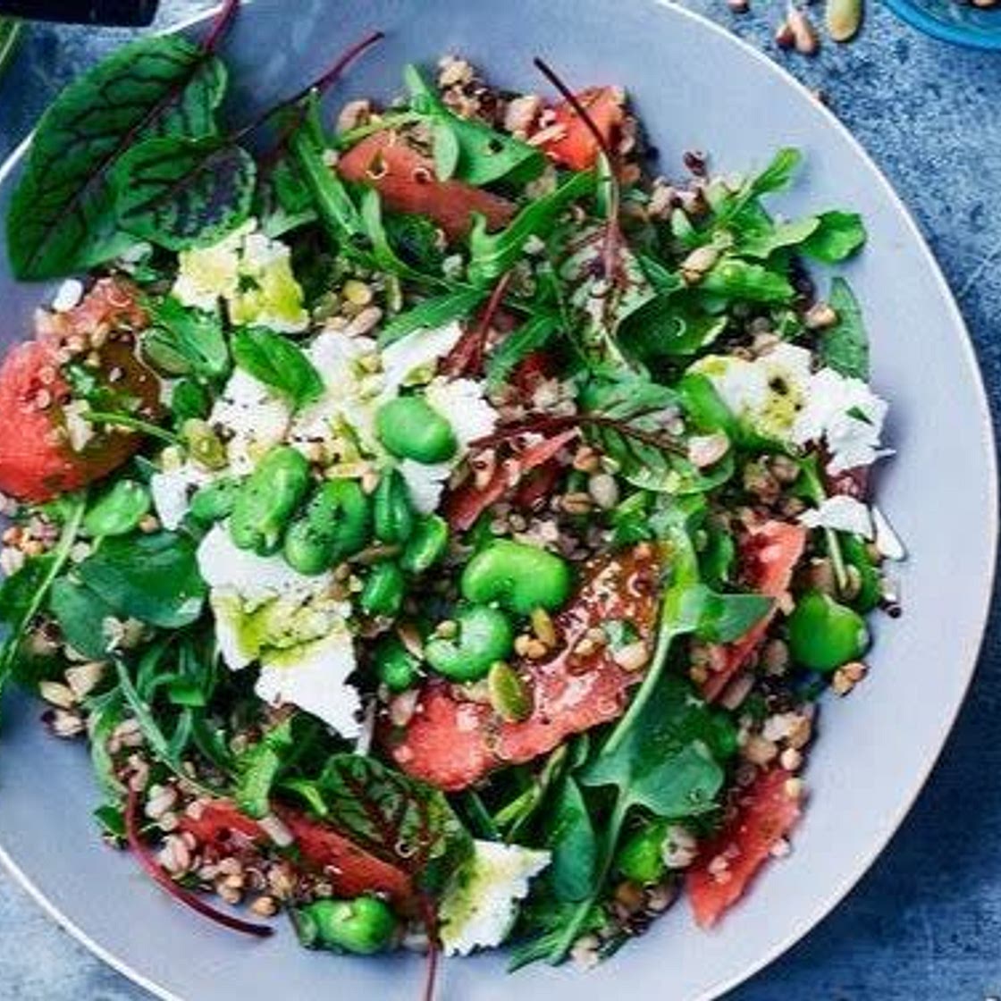 Pulse Salad with Vierge Dressing
