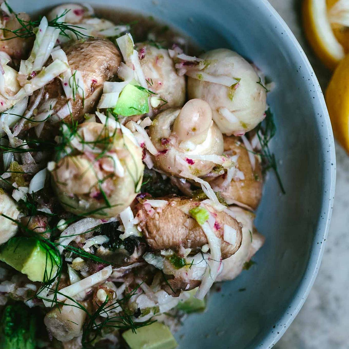 Marinated Mushroom Salad