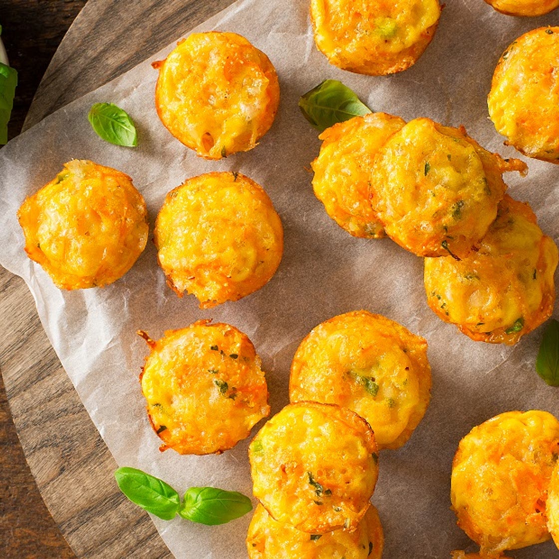 Miniquiches aux carottes sans croûte