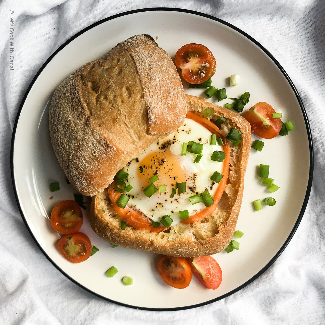 Baked Salmon & Egg