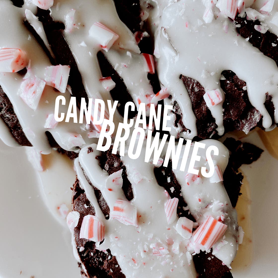 Candy Cane Brownies 