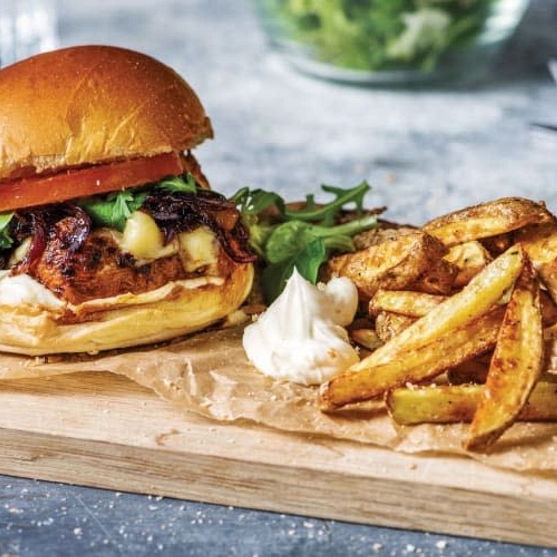 Portuguese Style Chicken Burger