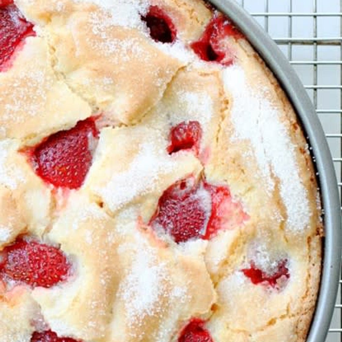 French Strawberry Cake
