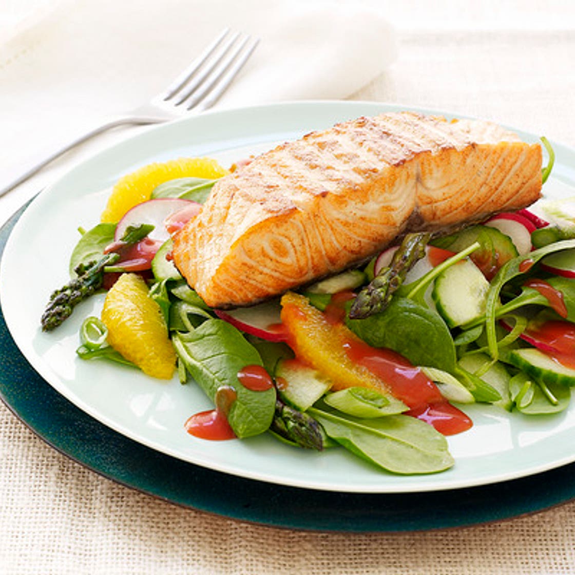 CATALINA Grilled Salmon Salad Recipe