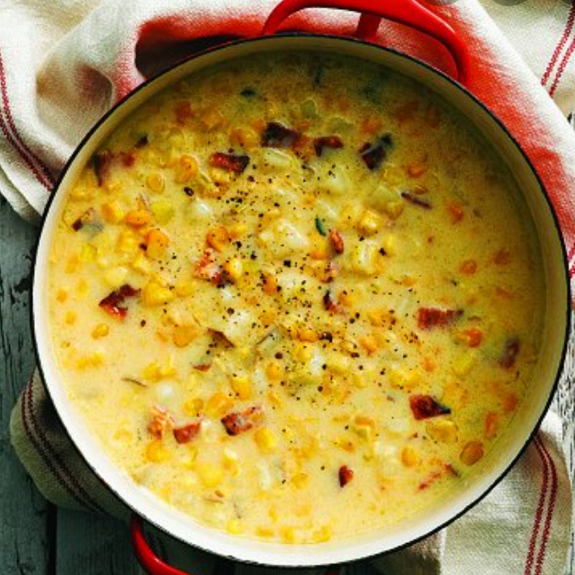 SMOKY CORN AND POTATO CHOWDER