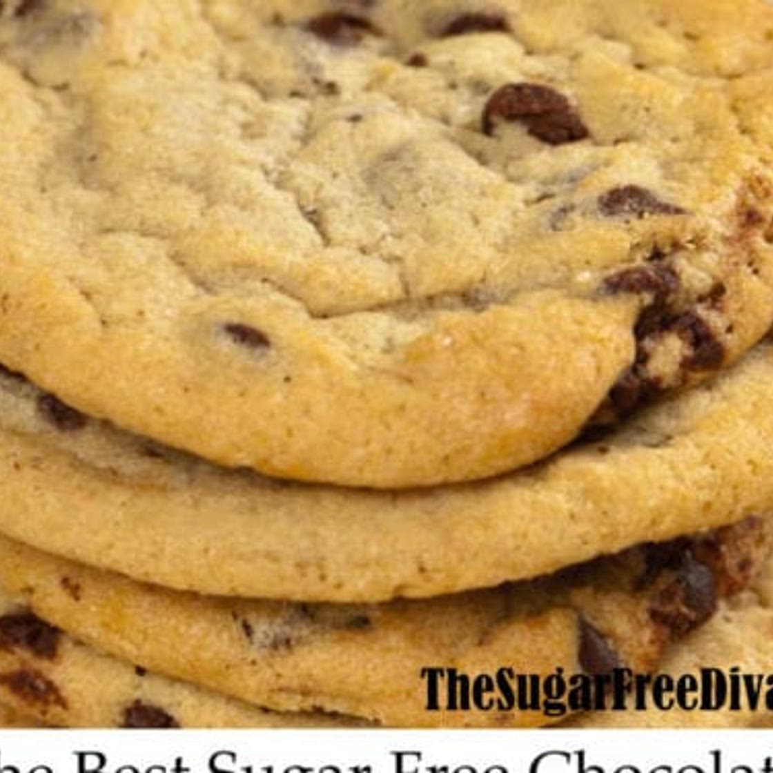 The Best Sugar Free Chocolate Chip Cookies