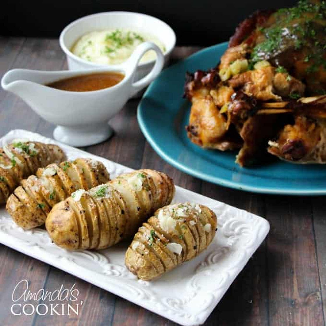 Hasselback Potatoes
