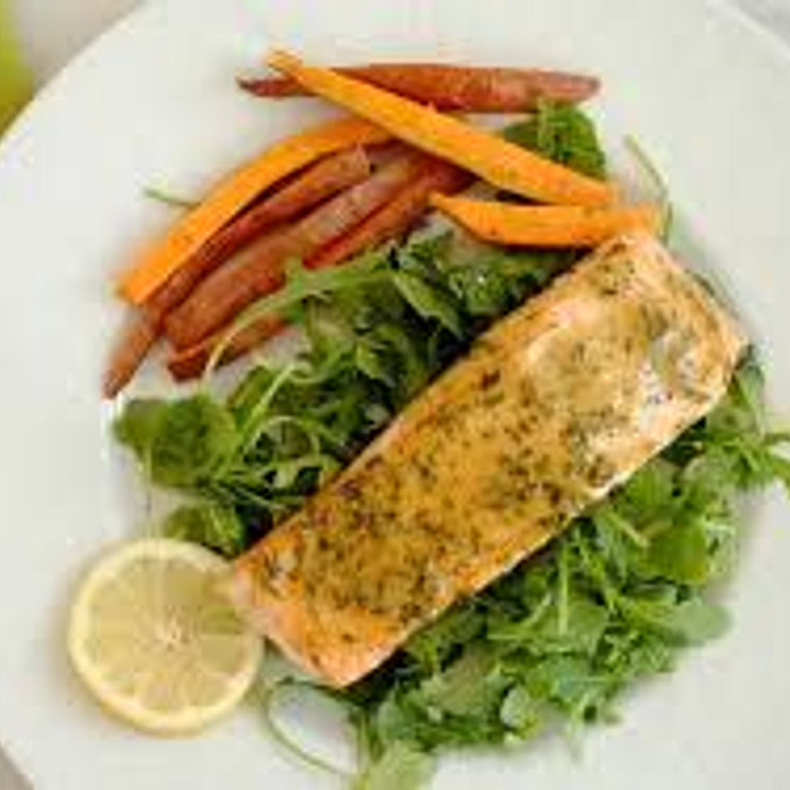Honey Mustard Herbed Wild Salmon
