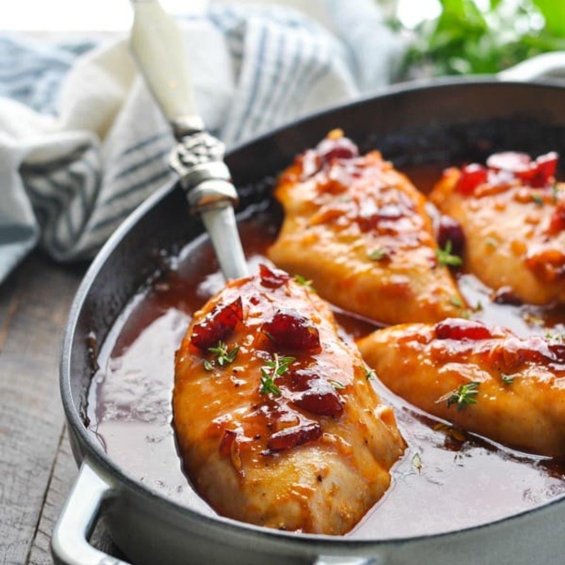 Dump-and-Bake Cranberry Chicken