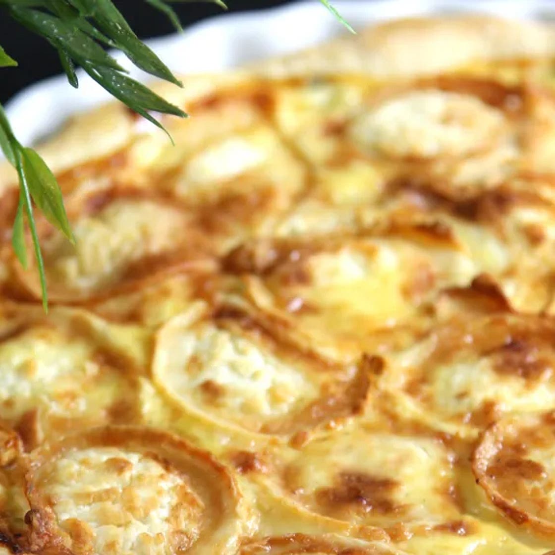 Quiche poireaux, chèvre lardons