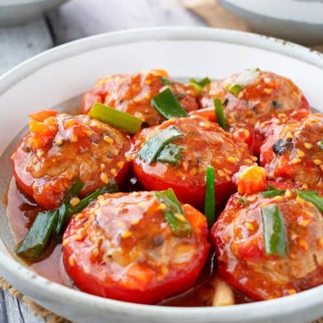 Vietnamese Stuffed Tomatoes