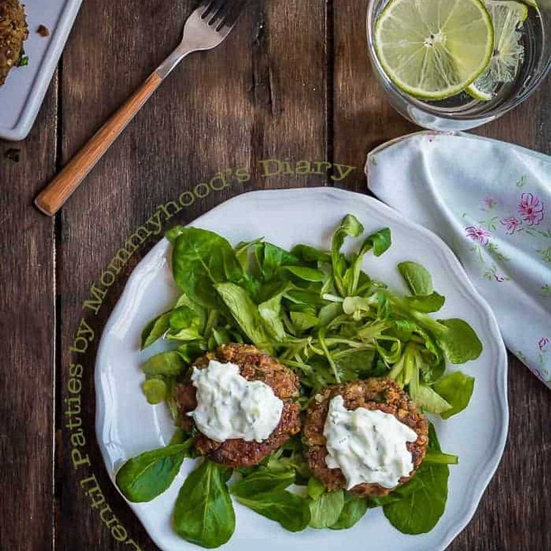 Eggless Lentil Patties