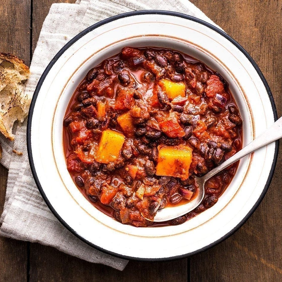 Butternut Squash Black Bean Chili | Recipes | MyFitnessPal