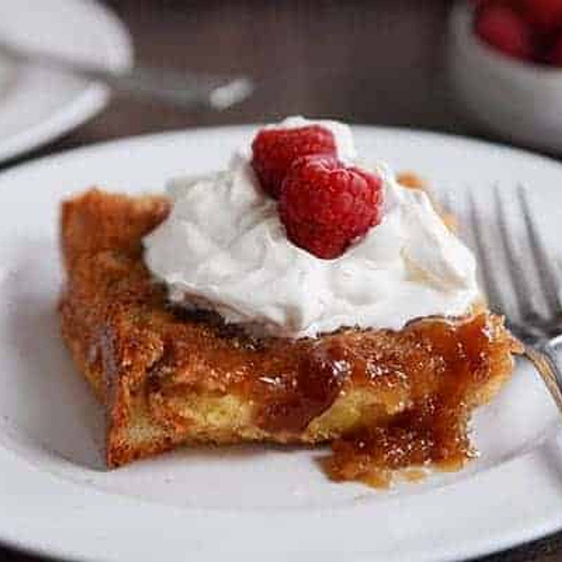 Overnight Creme Brûlée French Toast Bake