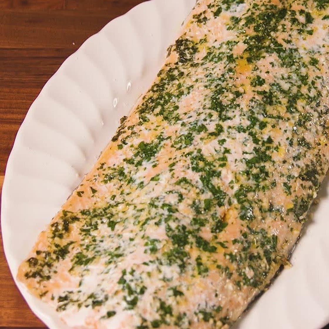 Garlic Parmesan Salmon
