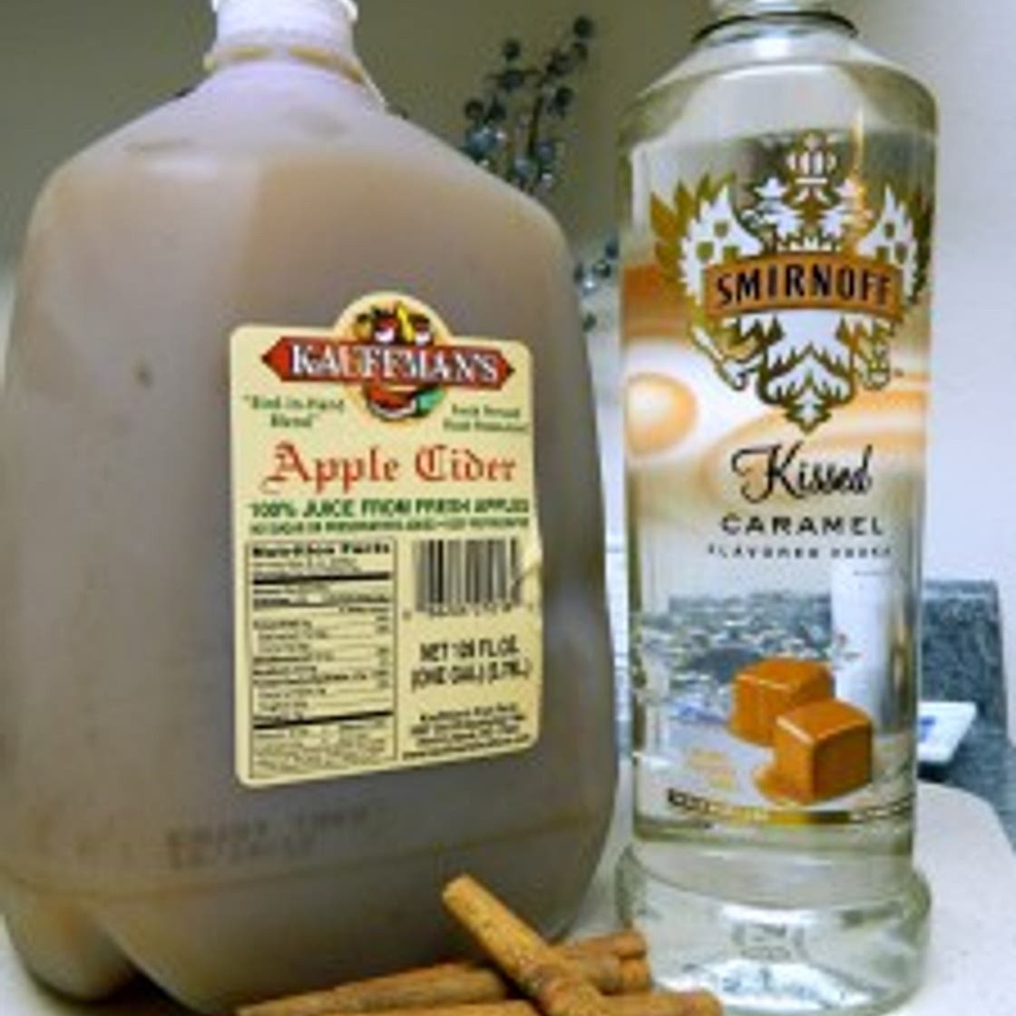 Hot Caramel Apple Cider (for grown ups!)