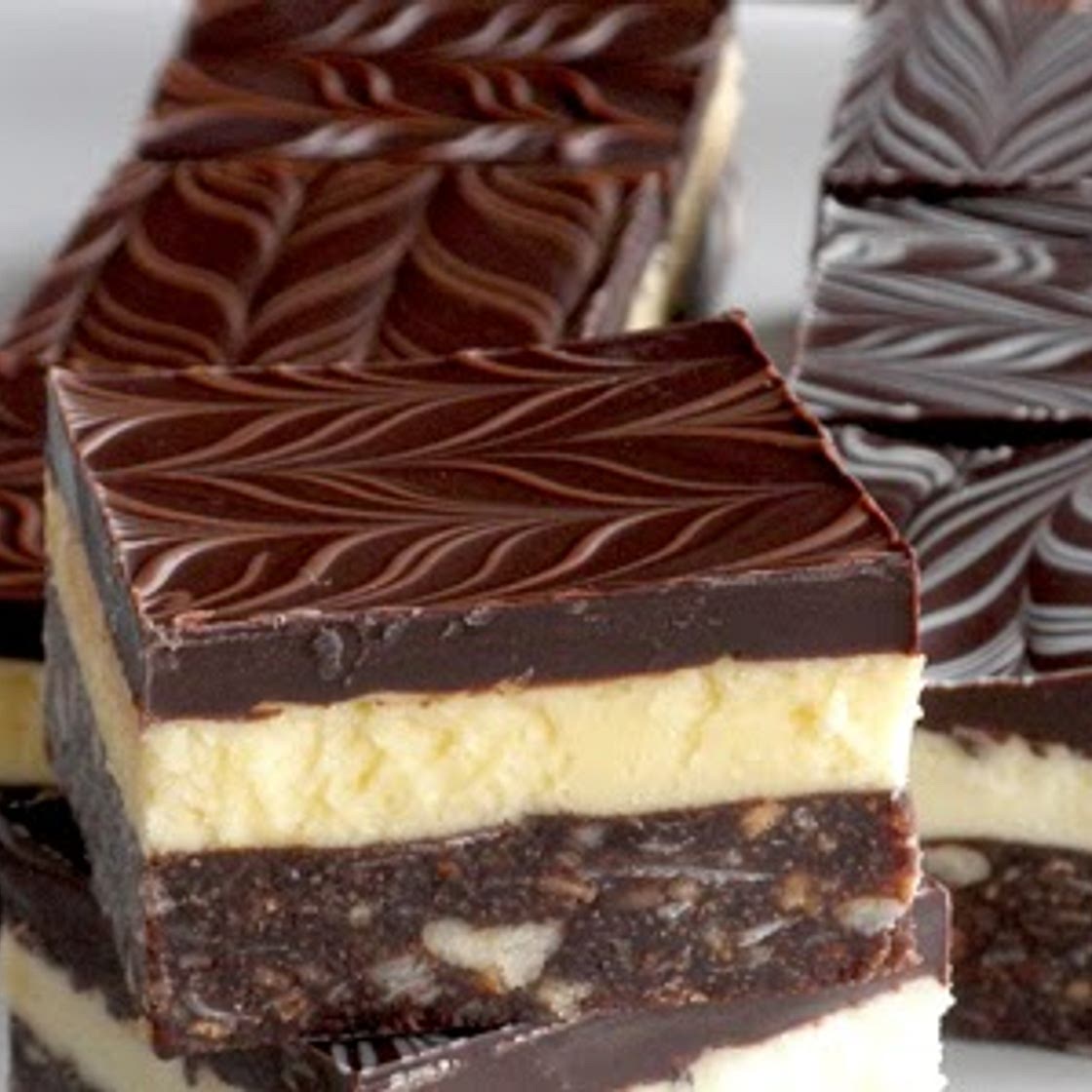 Traditional Nanaimo Bars