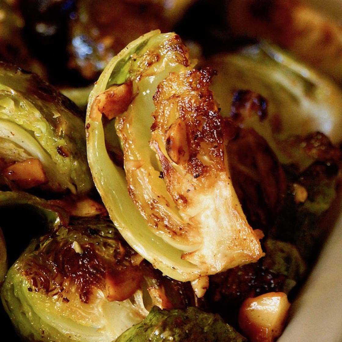 Hazelnut Brown Butter Brussels Sprouts