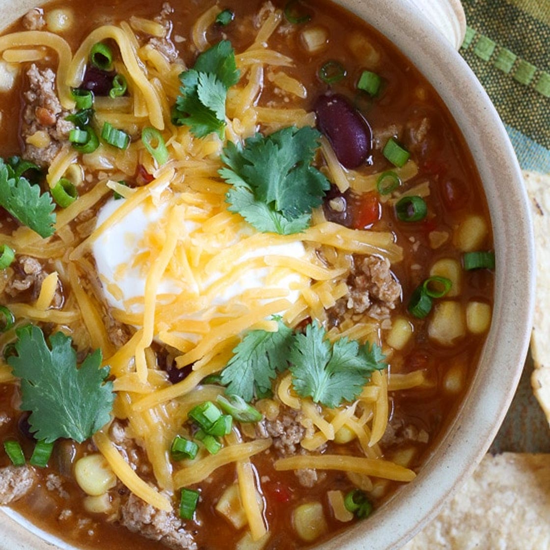 Turkey Chili Taco Soup