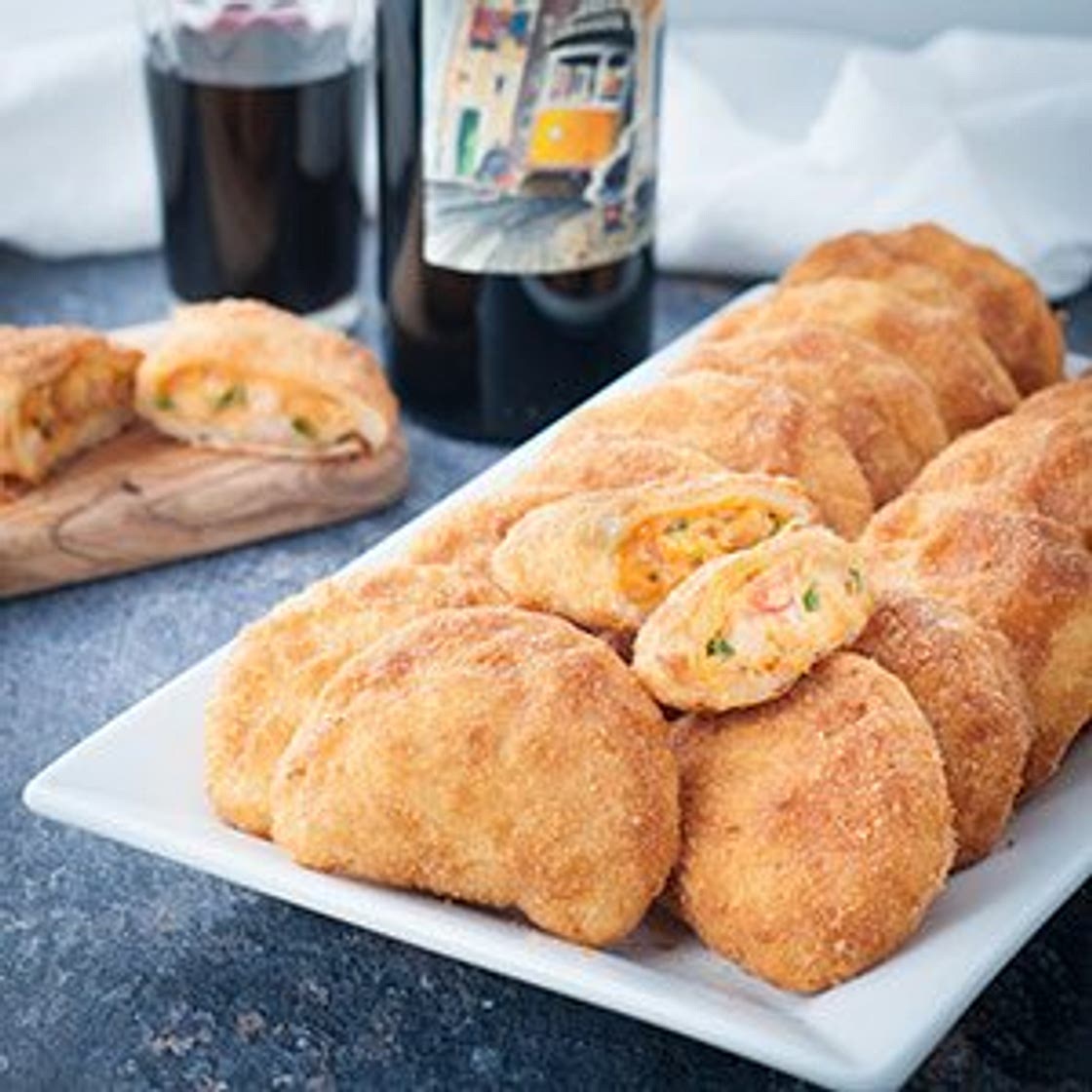 Portuguese Shrimp Croquettes - Rissóis de Camarão
