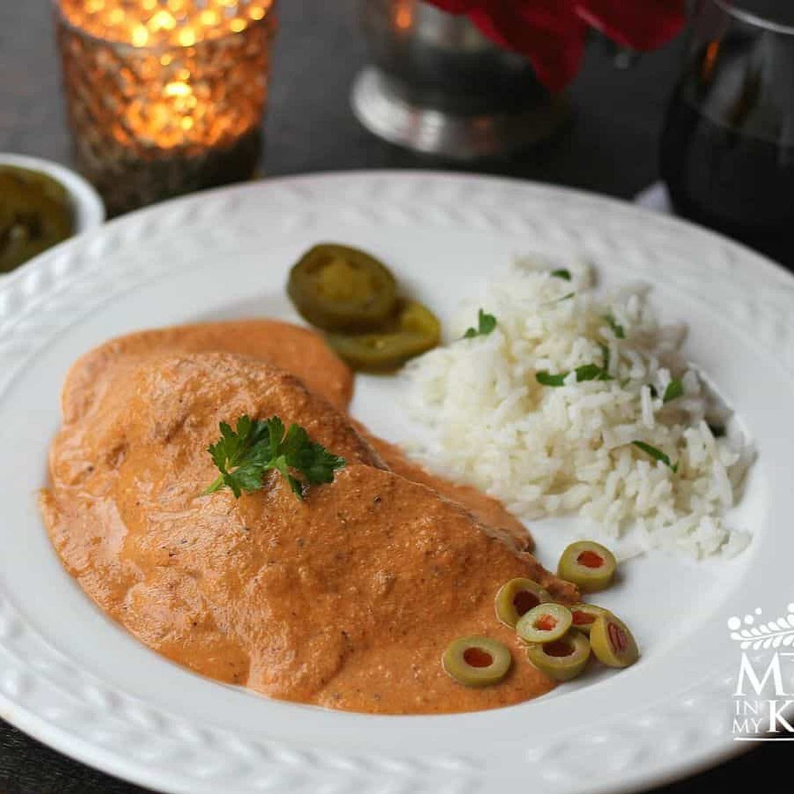 Beef Tongue in Almond Sauce