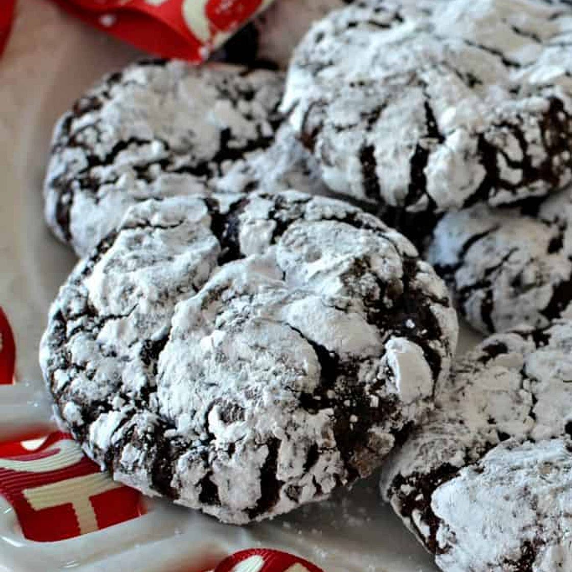 Chocolate Crinkle Cookies