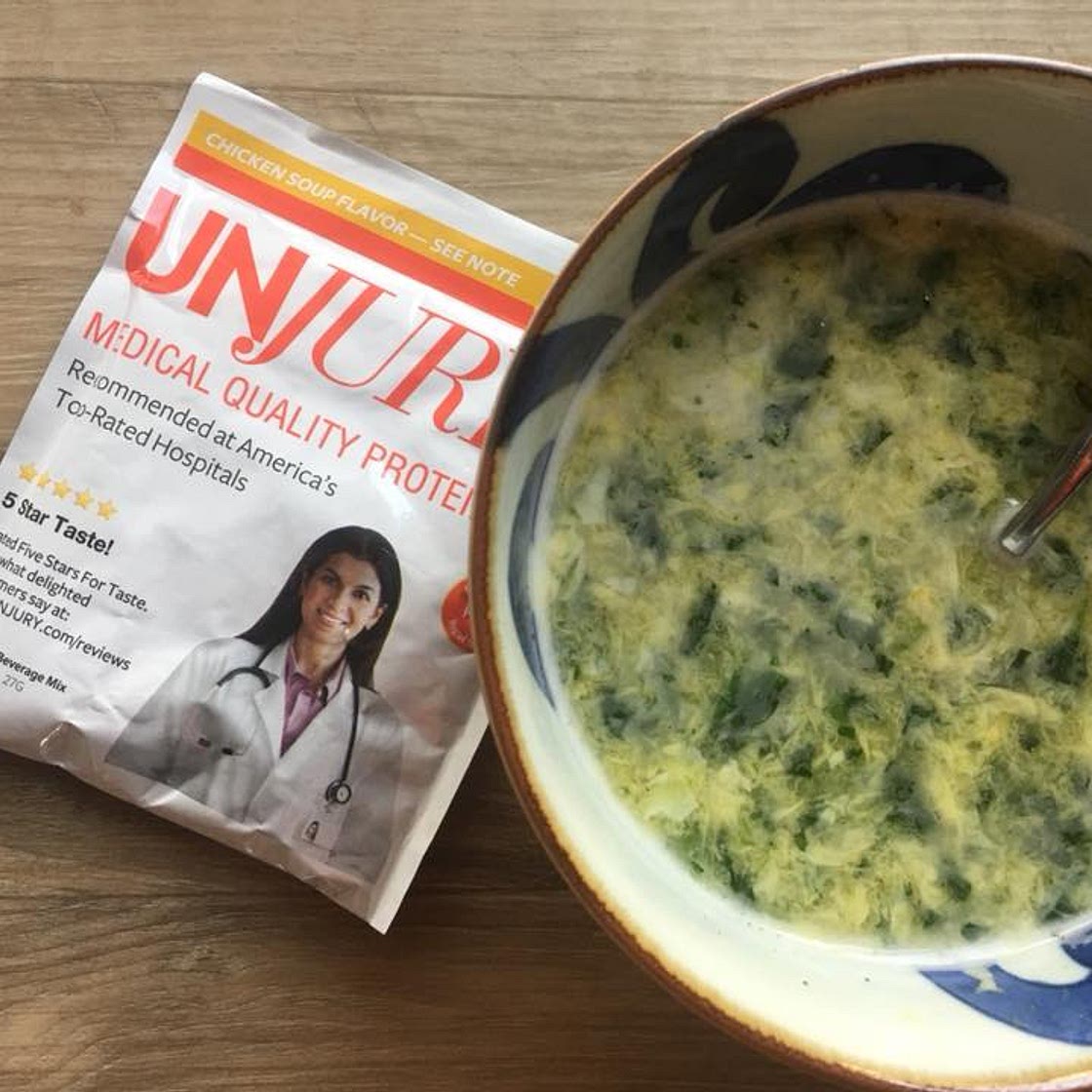 Simple High Protein Egg Drop Soup