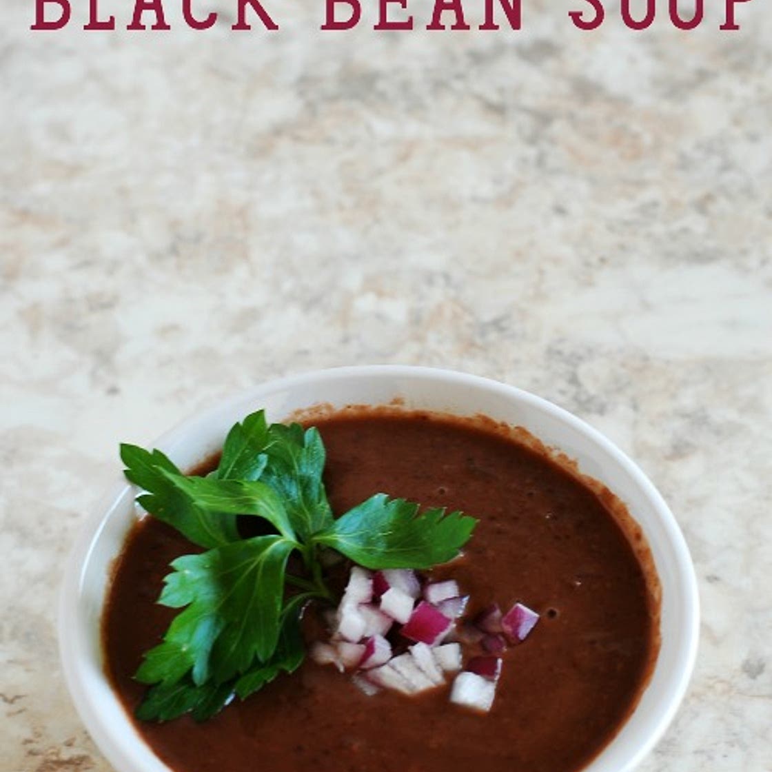 Black bean soup