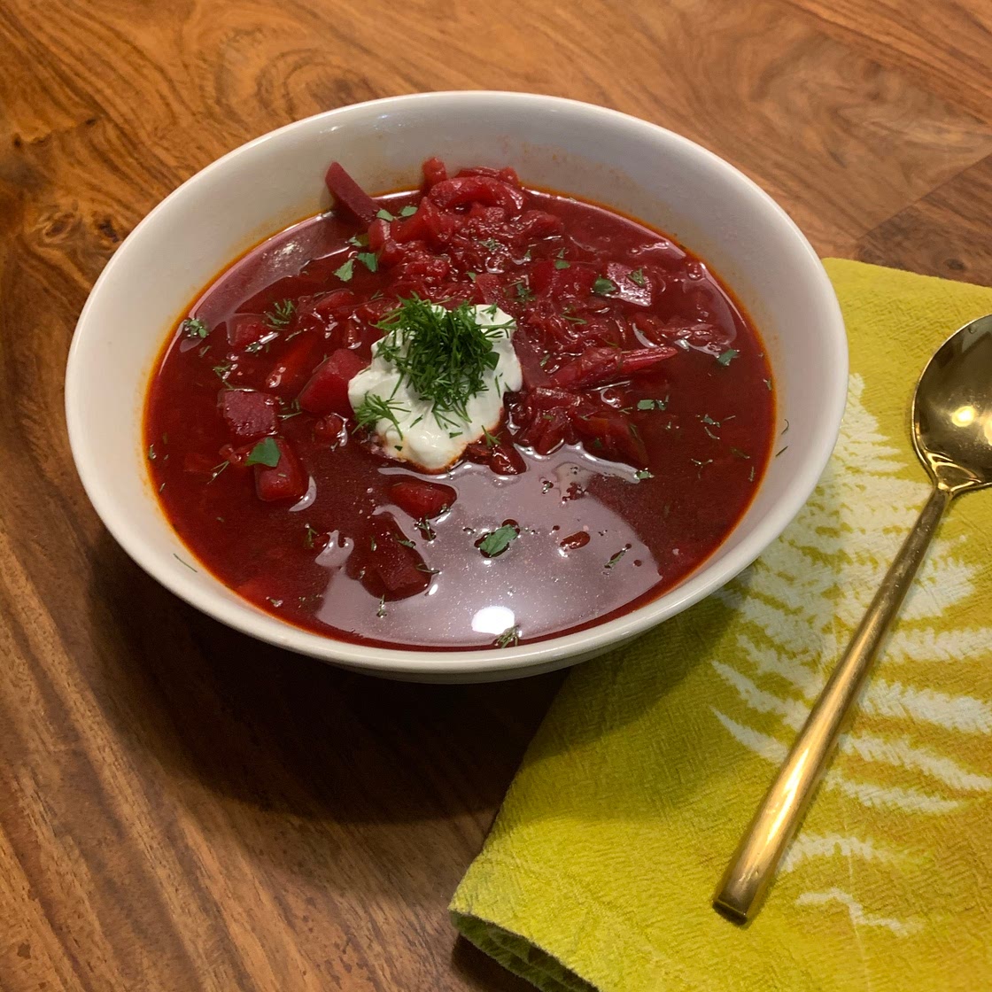 Ukrainian borscht 