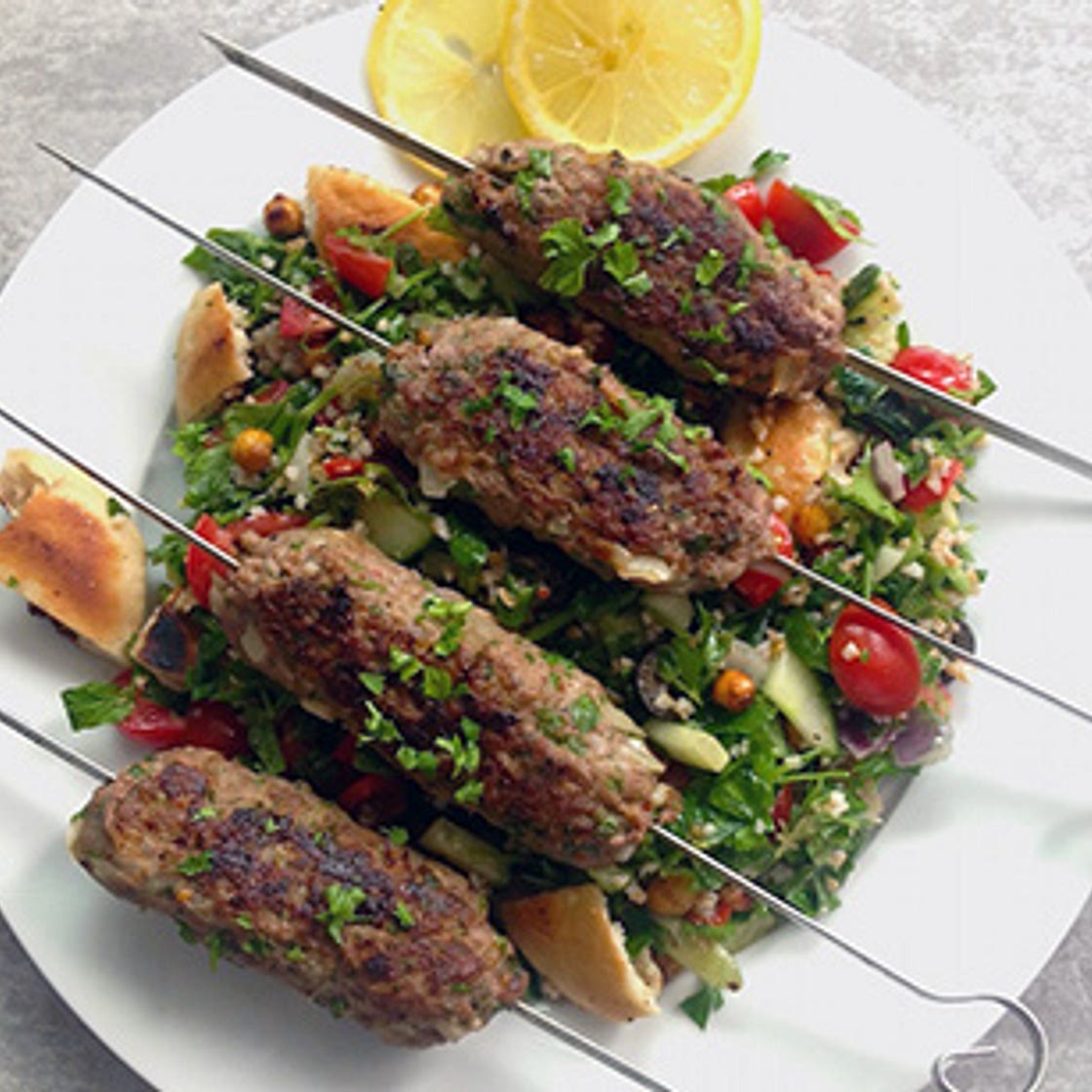 Grilled Lamb Kofta Kebabs, 2 Ways