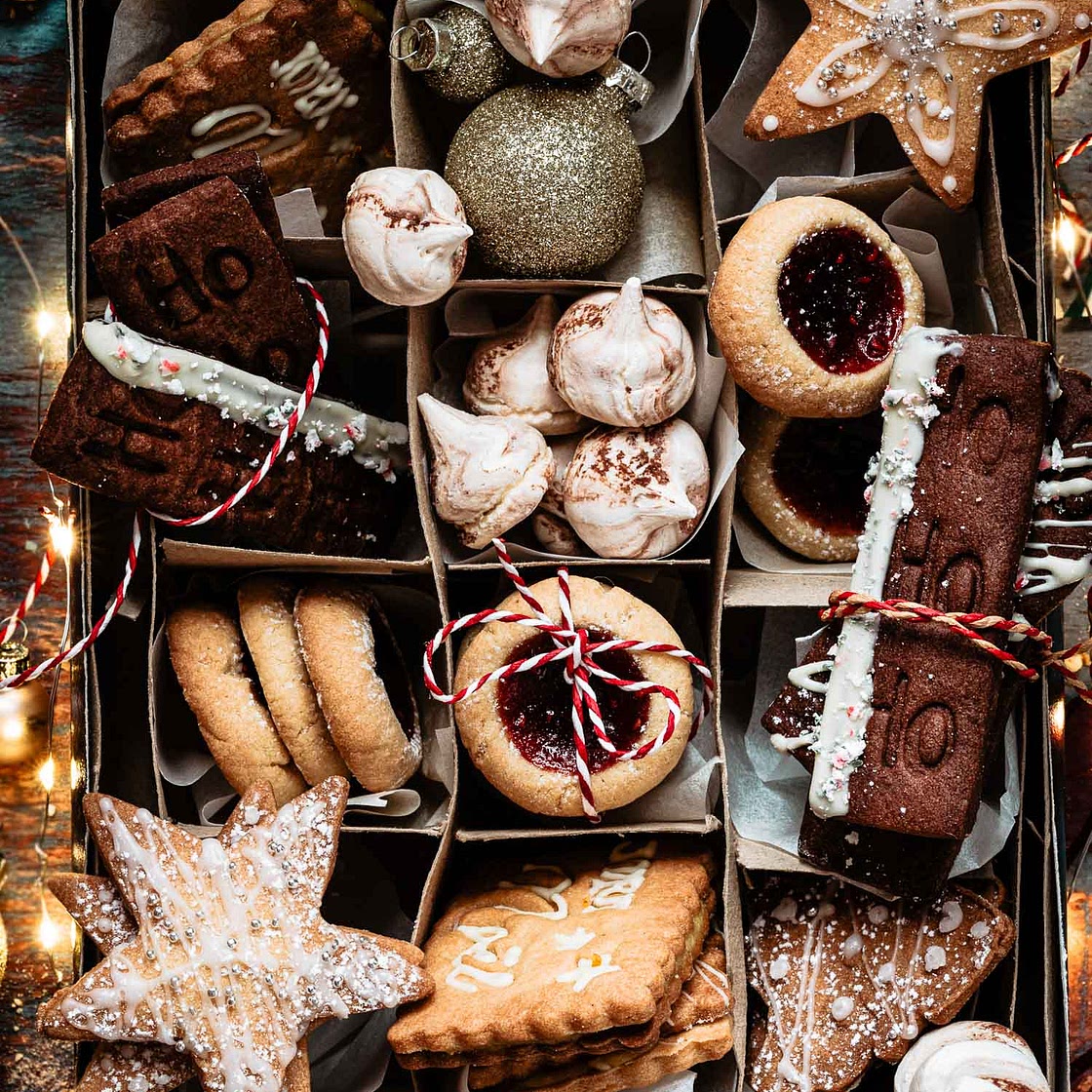 COOKIE BOX FOR CHRISTMAS / EASY SUGAR COOKIES