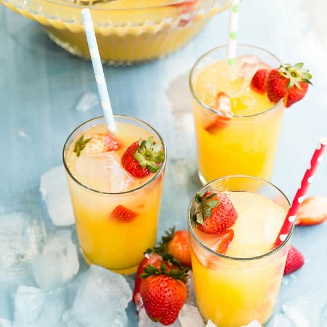 Homemade Fruit juice soda 