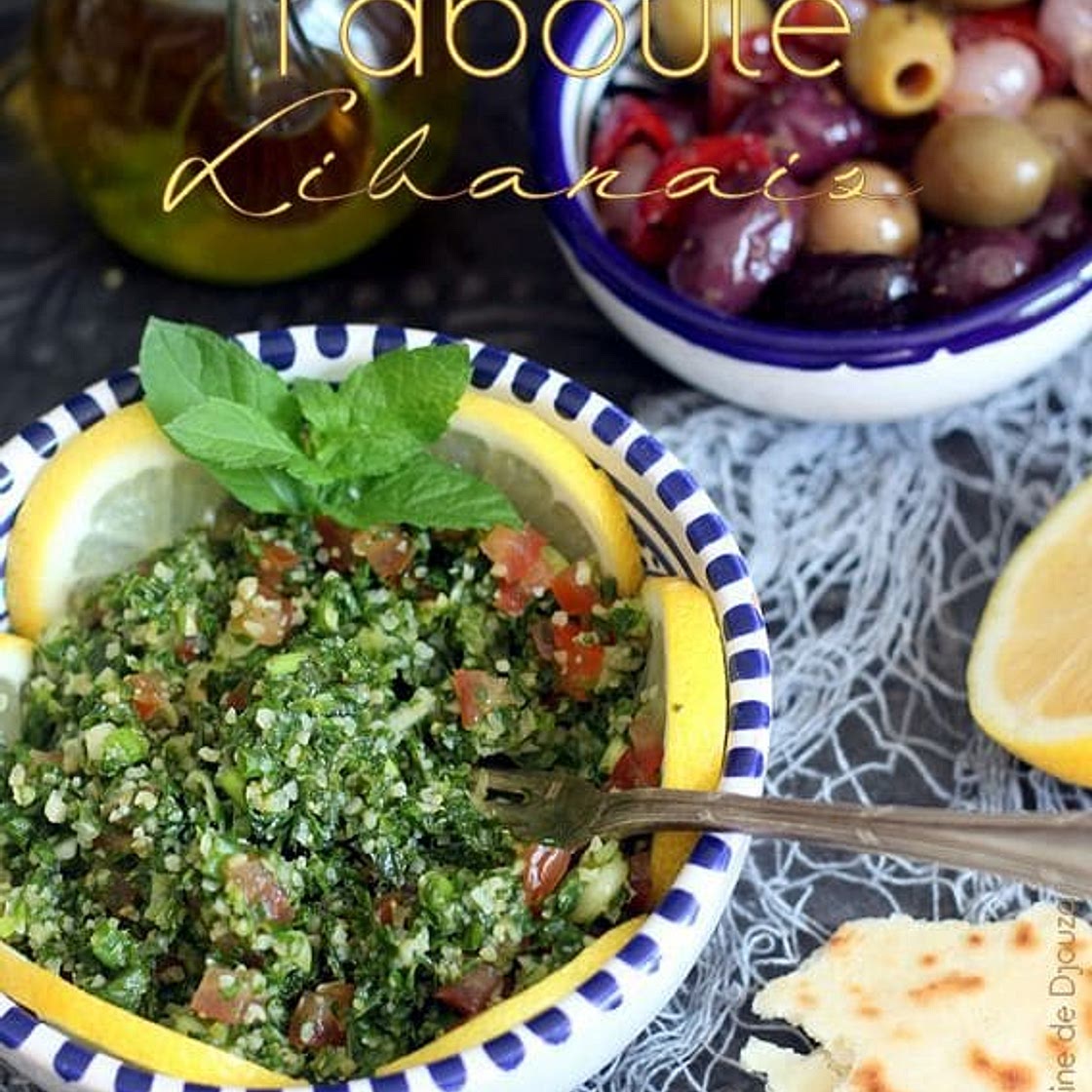 Recette du taboulé libanais traditionnel {salade au boulgour}
