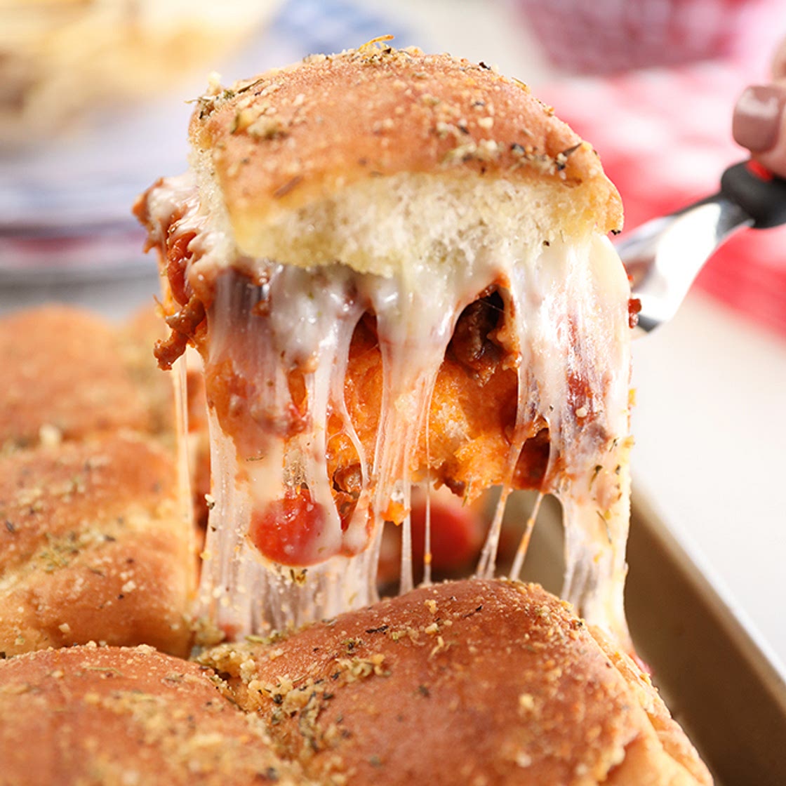 Easy Pizza Sloppy Joe Sliders