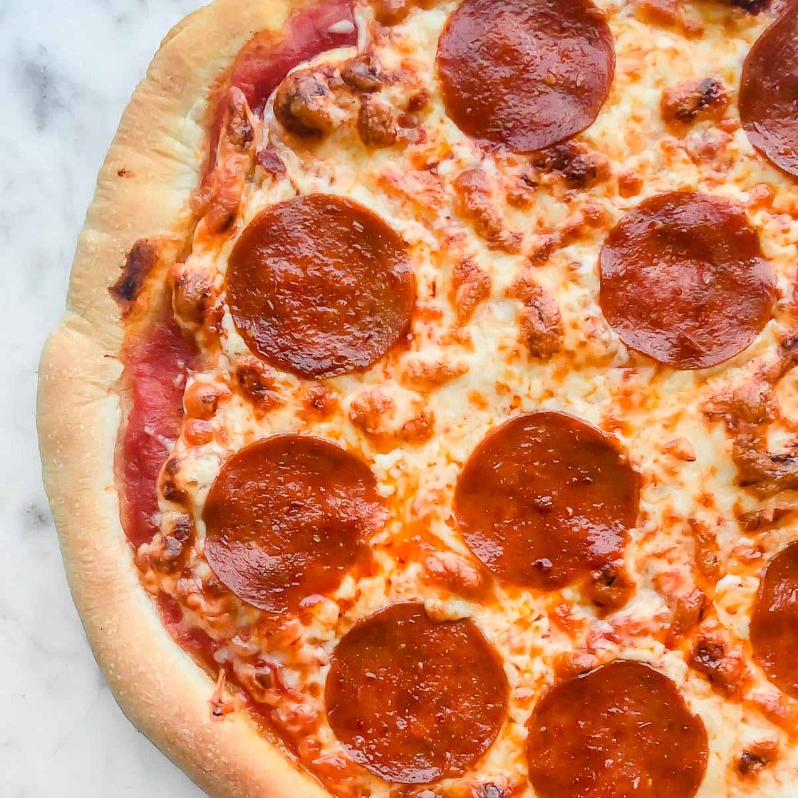 Homemade pizza 