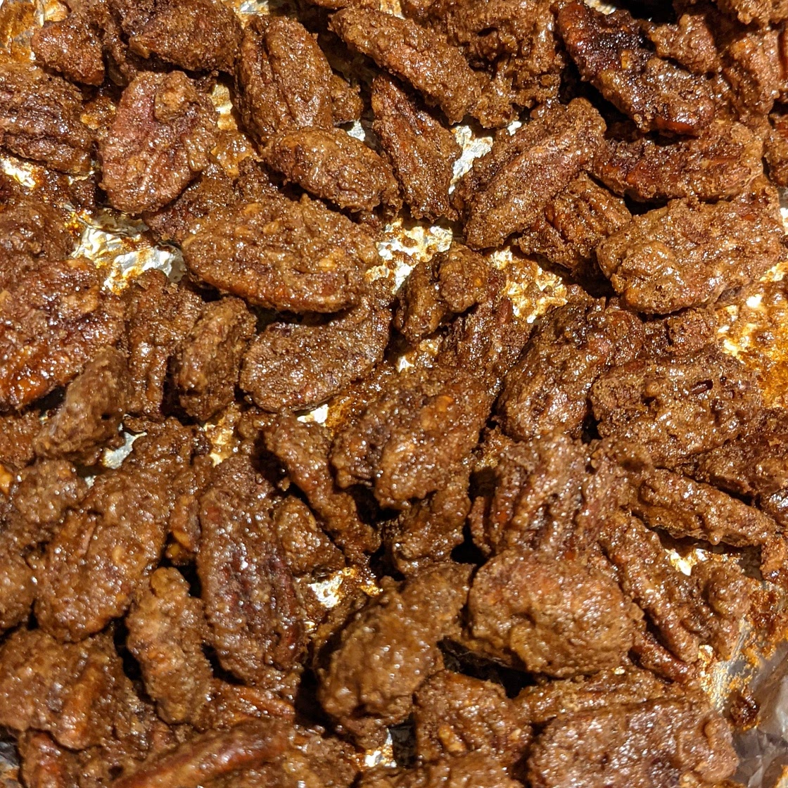 Roasted pecans