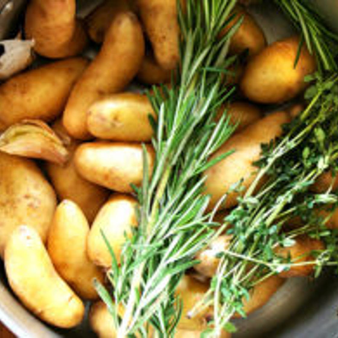 Fingerling Potatoes with Rosemary and Thyme
