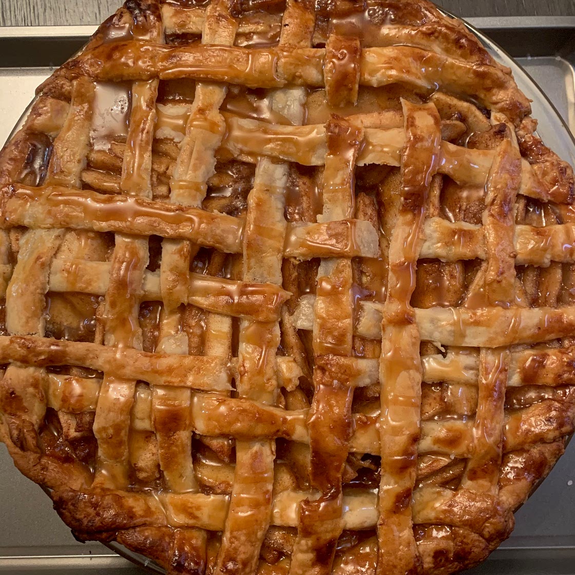 Aunties Caramel Apple Pie