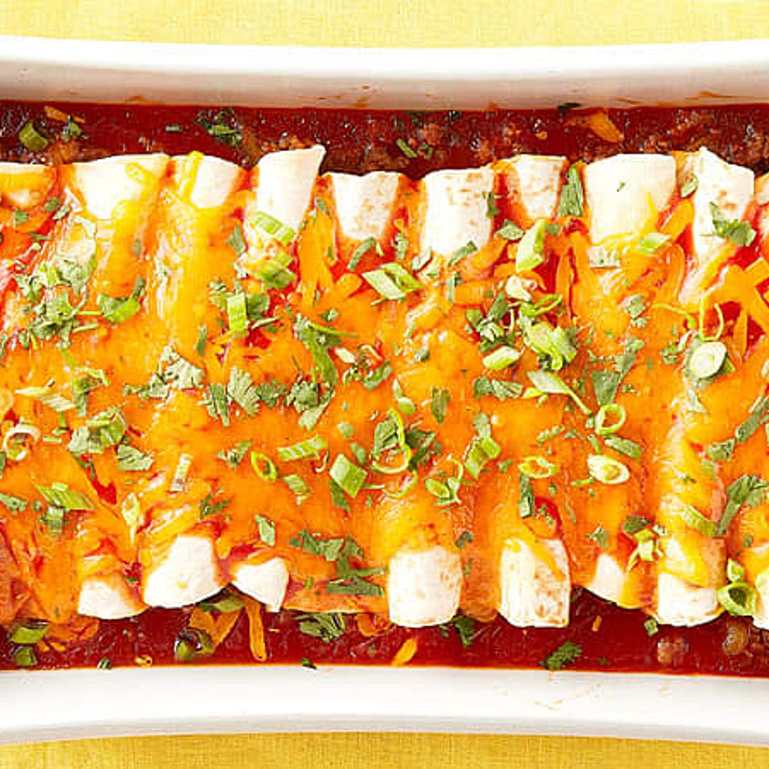 Easy Beef Enchiladas