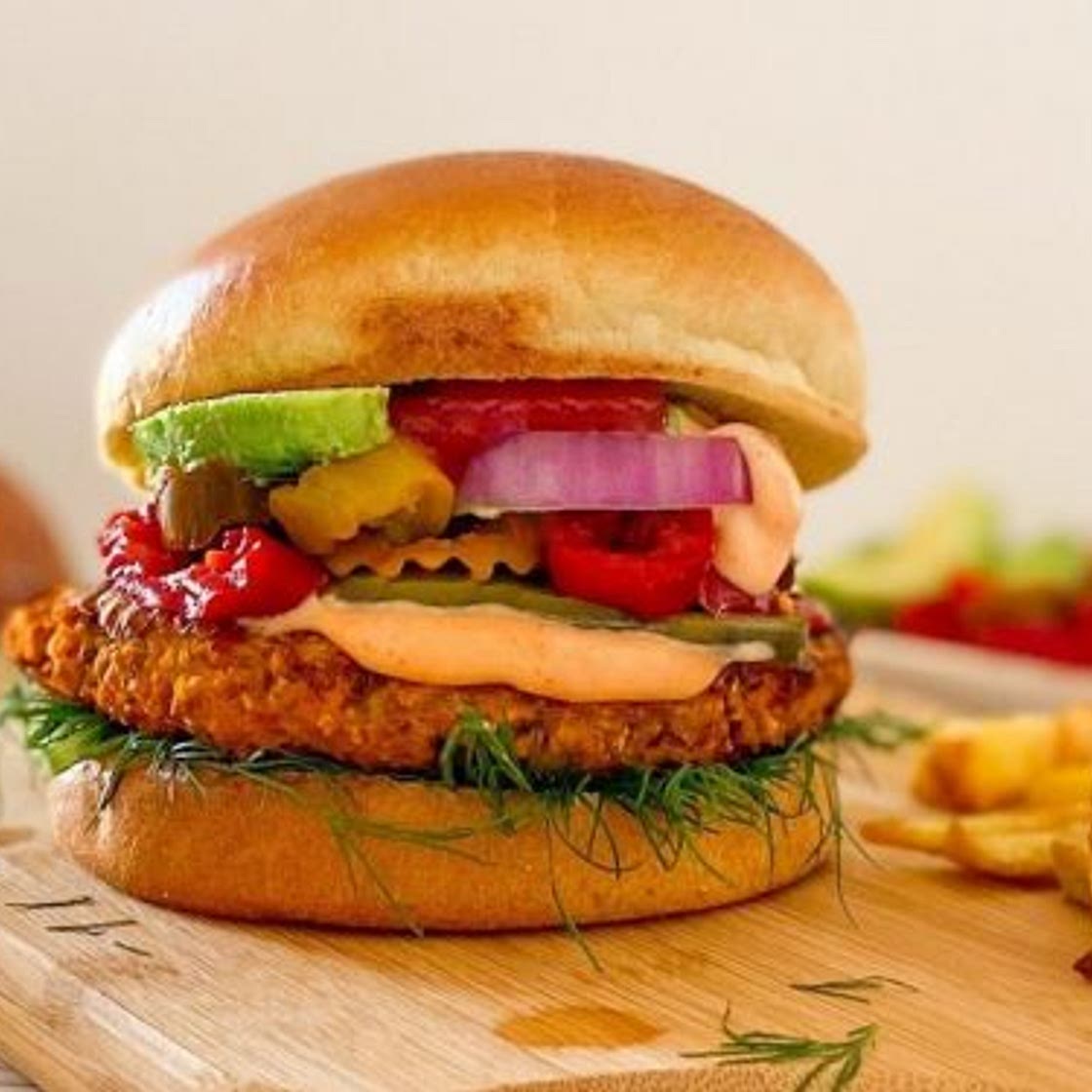 Vegan Sweet Potato Burgers [Oil Free]