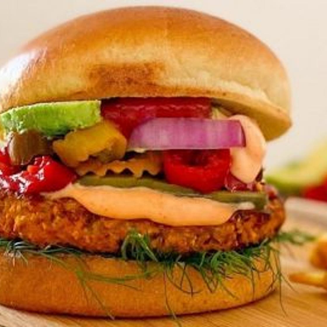 Vegan Sweet Potato Burgers [Oil Free]