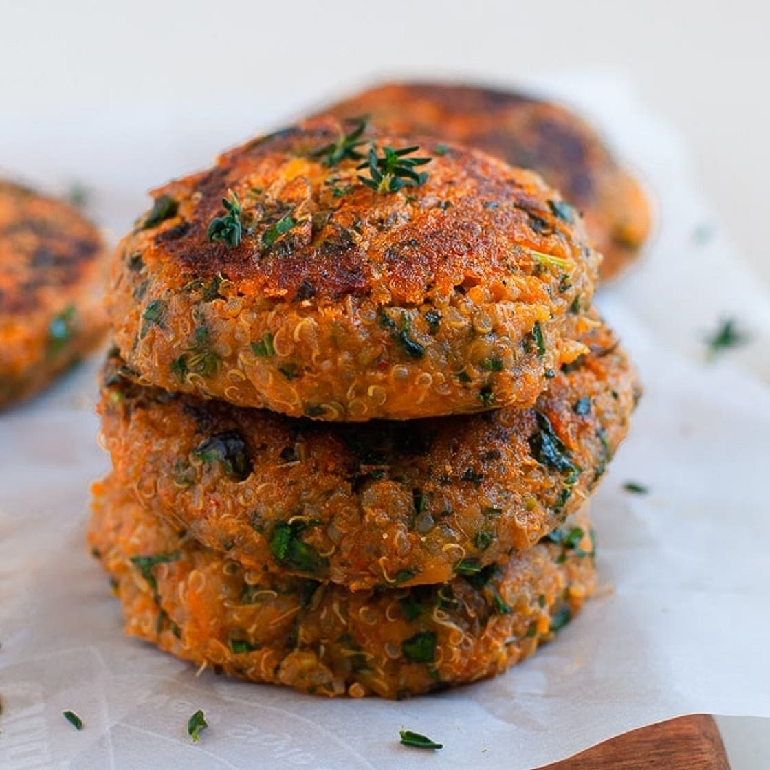 Quinoa and Sweet Potato Patties