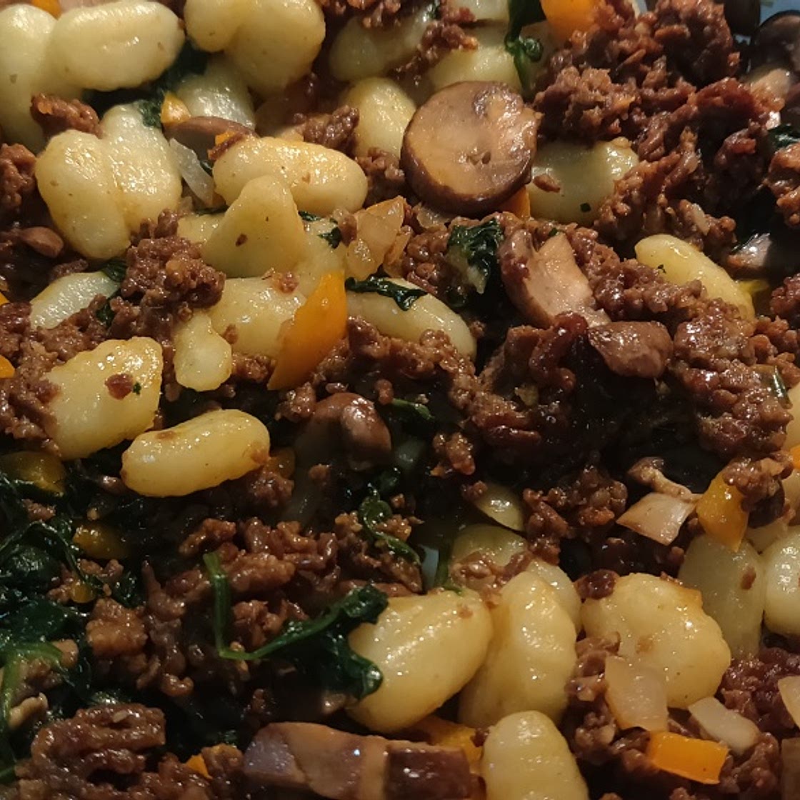 Chorizo mushroom Gnocchi