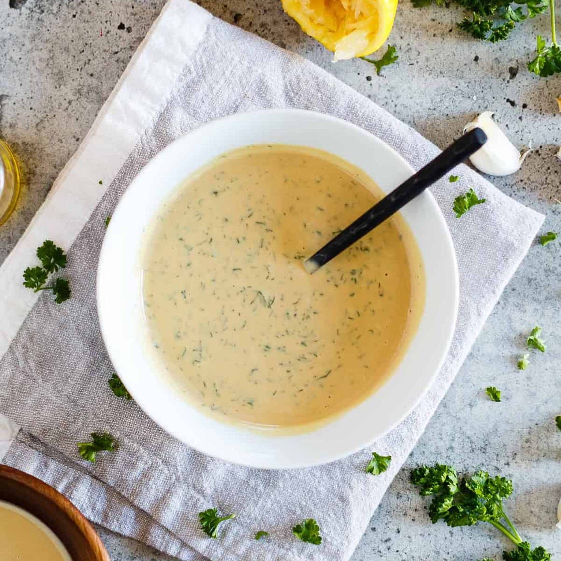 Vegan Tahini Goddess Dressing