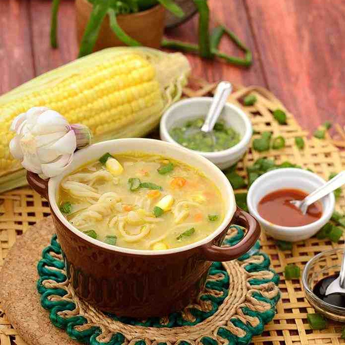 Talumein Soup, Indo Chinese Veg and Noodle Soup