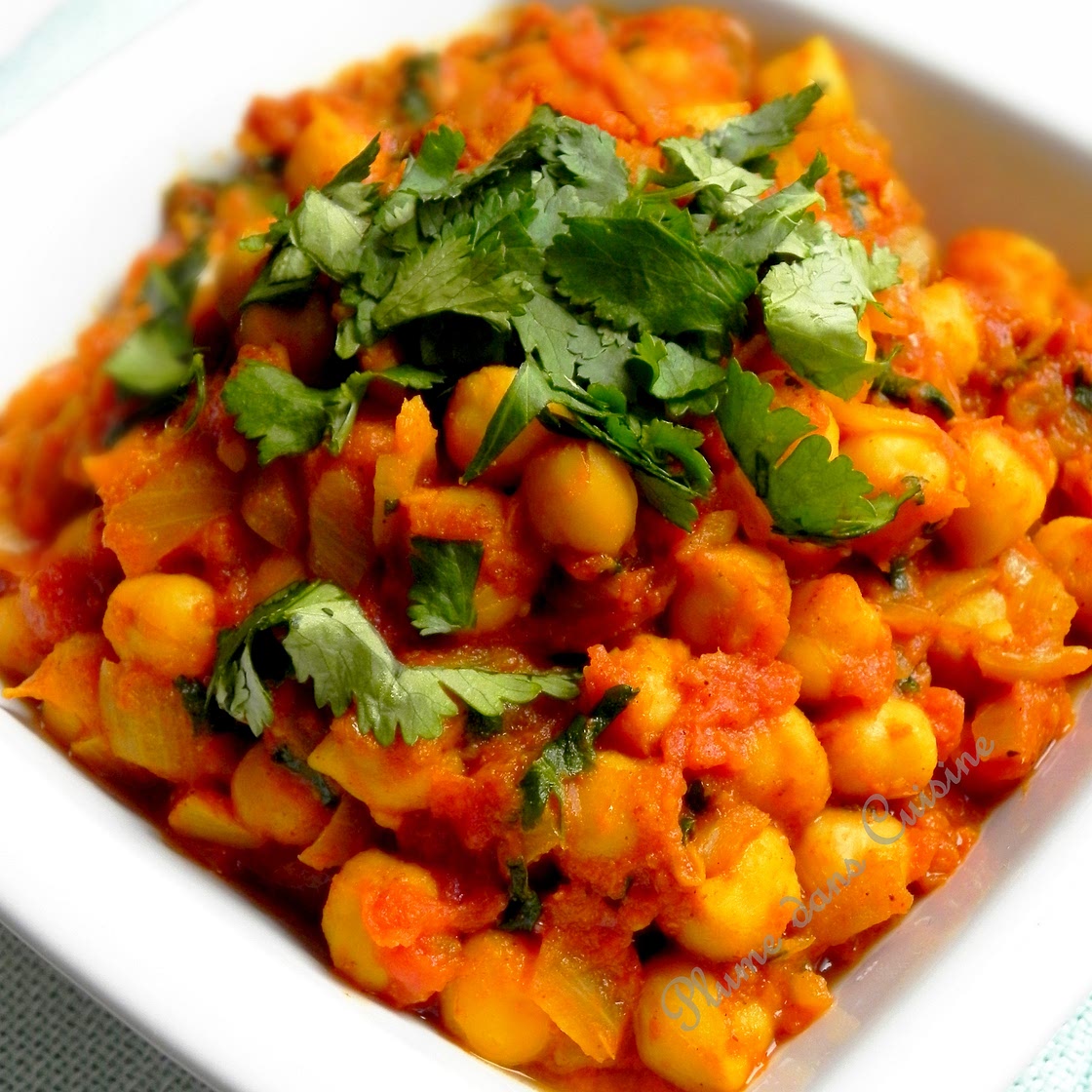 Curry de pois chiches (à l'indienne)